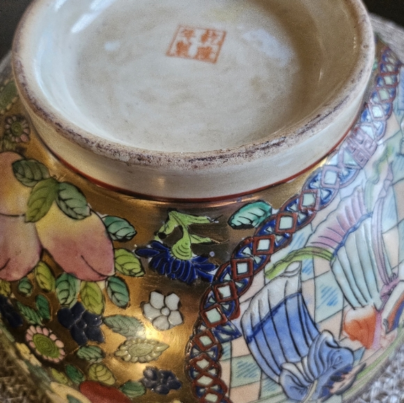 Nián qián zhì lóng Vintage Antique Chinese Porcelain Dish Bowl Older Piece - Picture 8 of 16